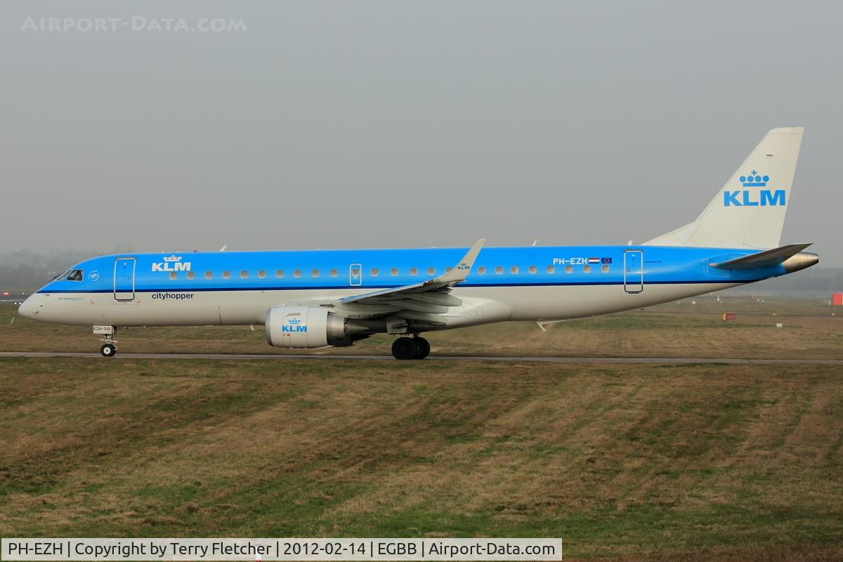 PH-EZH, 2009 Embraer 190LR (ERJ-190-100LR) C/N 19000319, KLM 2009 Embraer ERJ-190-100STD, c/n: 19000319