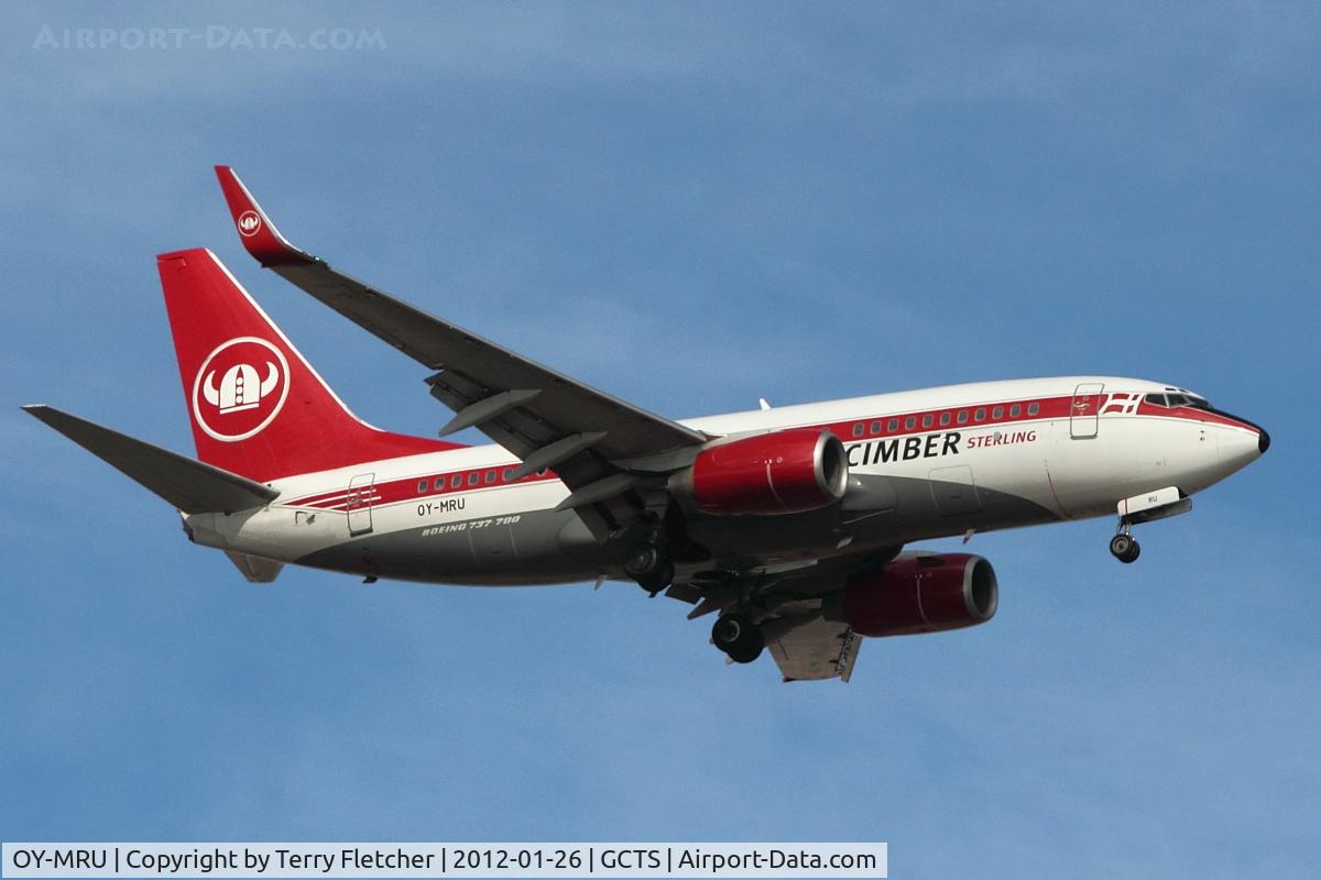 OY-MRU, 1999 Boeing 737-73S C/N 29079, Cimber Sterling 1999 Boeing 737-73S, c/n: 29079