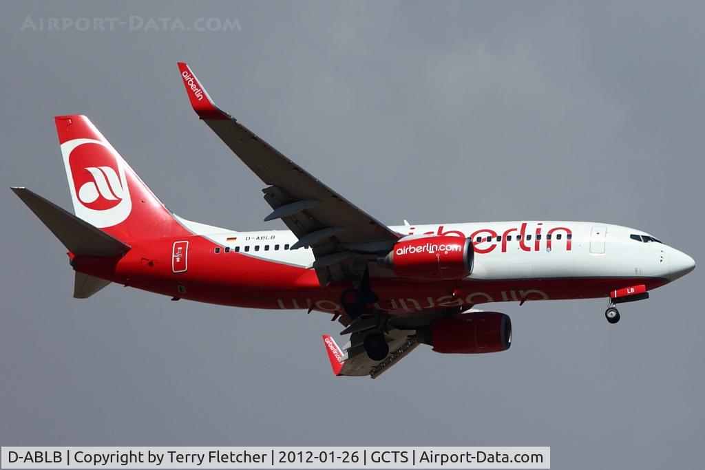 D-ABLB, 2008 Boeing 737-76J C/N 36115, Air Berlin