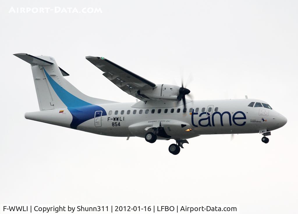F-WWLI, 2012 ATR 42-500 C/N 854, C/n 854 - To be HC-CMH