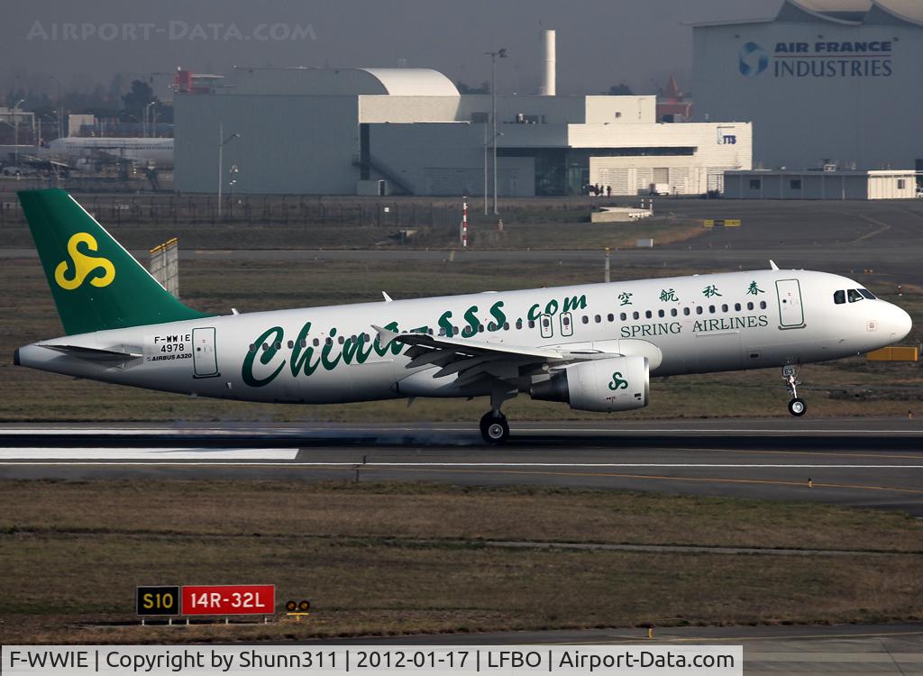 F-WWIE, 2011 Airbus A320-214 C/N 4978, C/n 4978 - To be B-6863