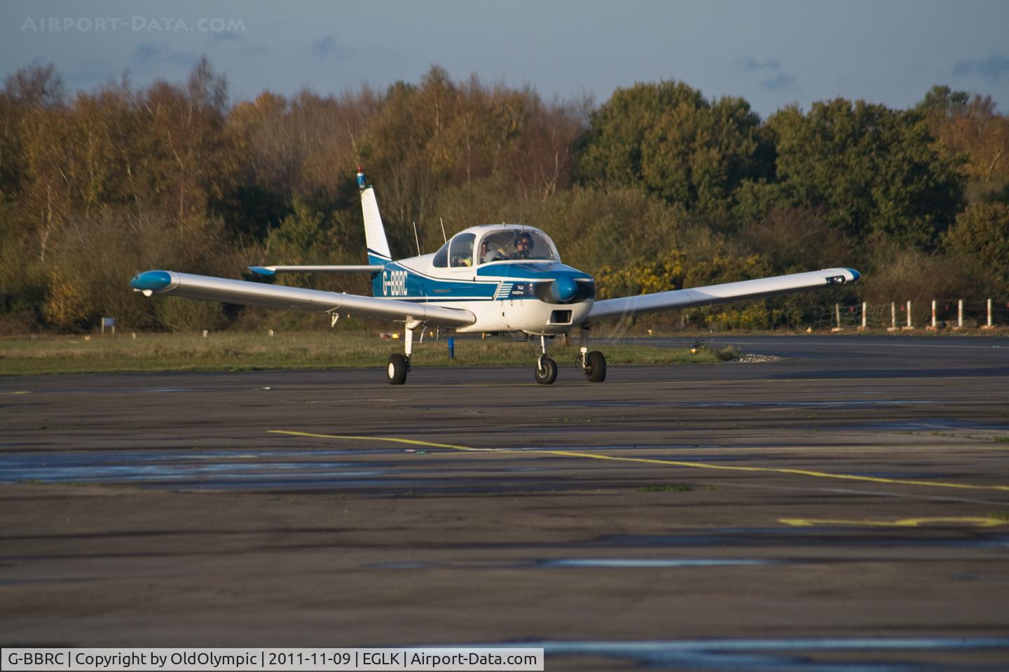 G-BBRC, 1973 Fuji FA-200-180 Aero Subaru C/N 235, Cleared for RW25