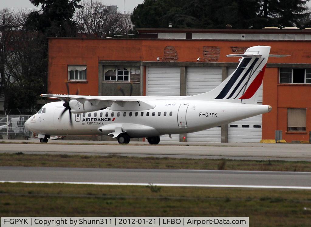 F-GPYK, 1997 ATR 42-500 C/N 537, Now with new Air France c/s