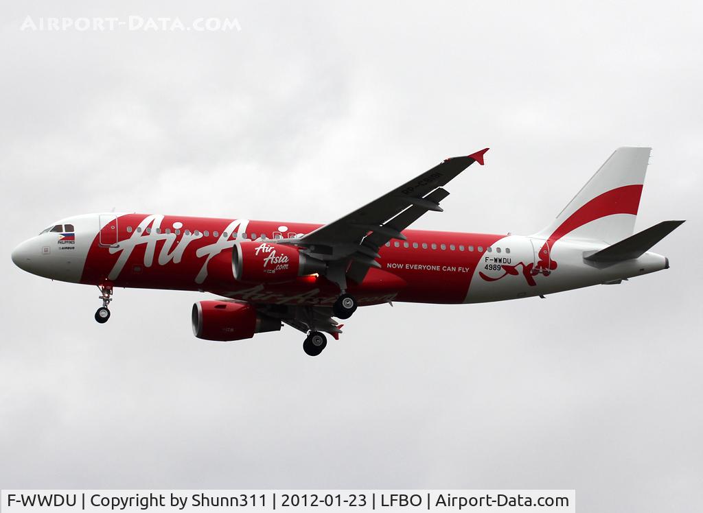 F-WWDU, 2011 Airbus A320-216 C/N 4989, C/n 4989 - To be RP-C8191