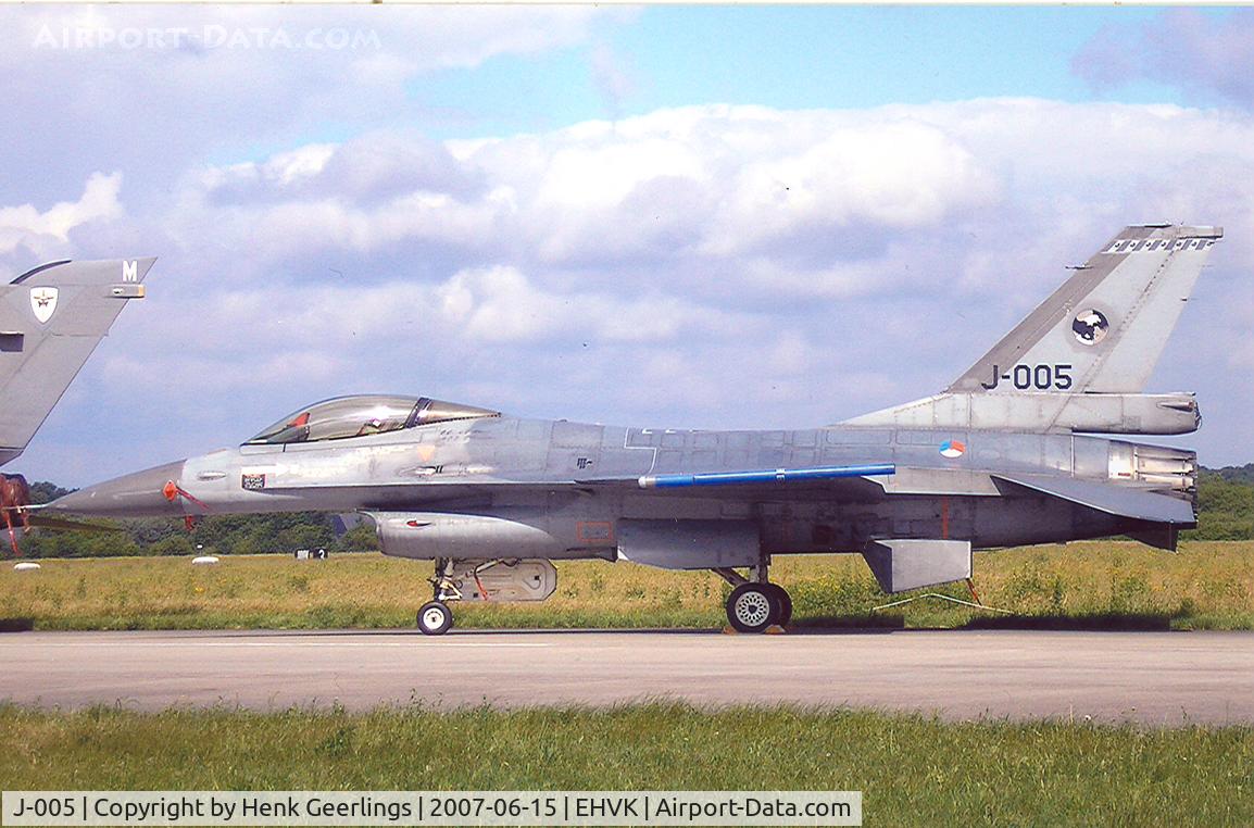 J-005, Fokker F-16AM Fighting Falcon C/N 6D-161, Dutch AF Open House , Volkel AFB