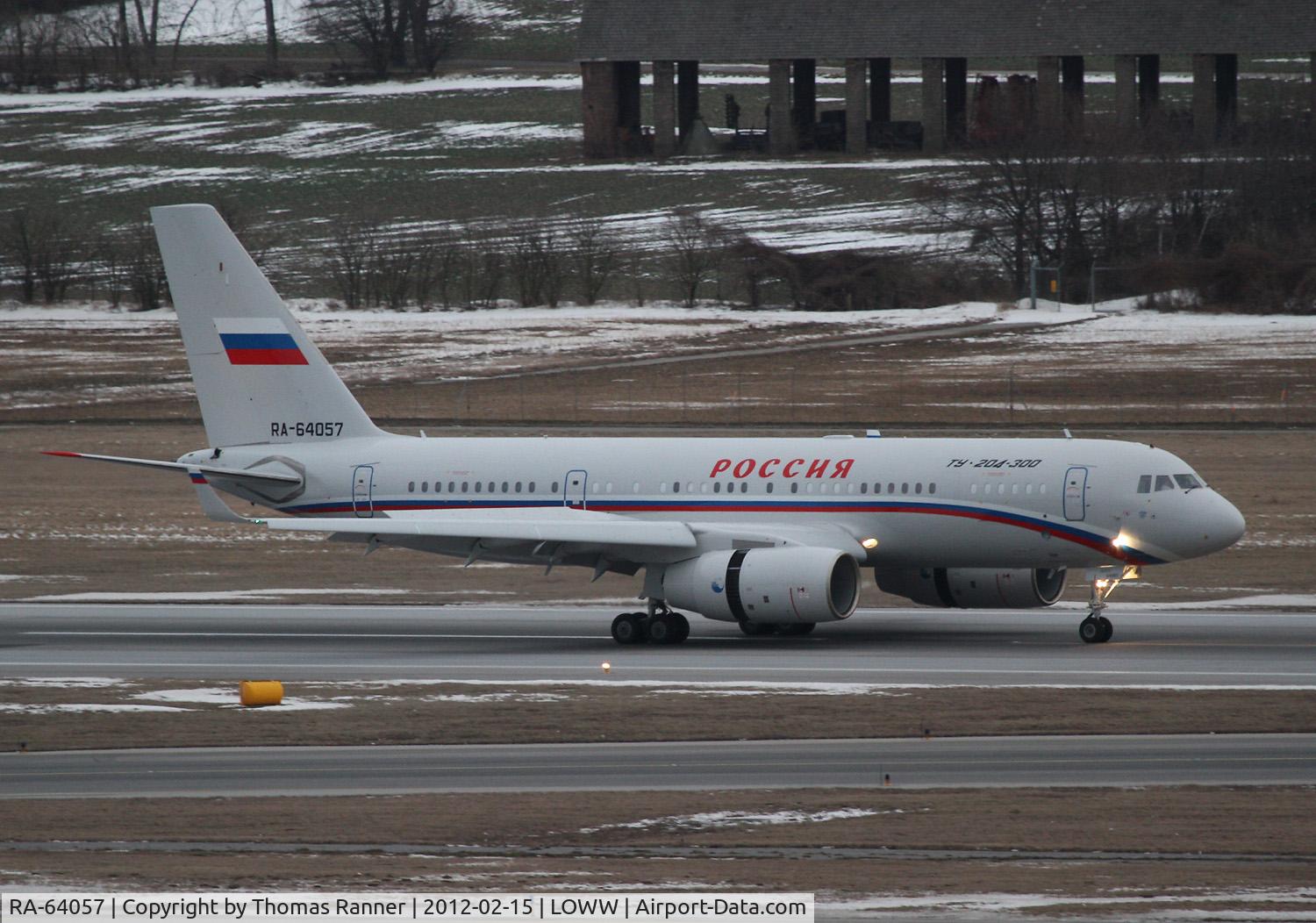 RA-64057, Tupolev 204-300 C/N 64057, Rossiya Tupolev 204