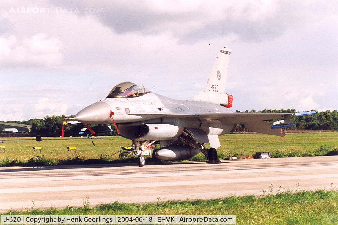 J-620, Fokker F-16A Fighting Falcon C/N 6D-20, Dutch AF Openday , Volkel AFB , June 2004