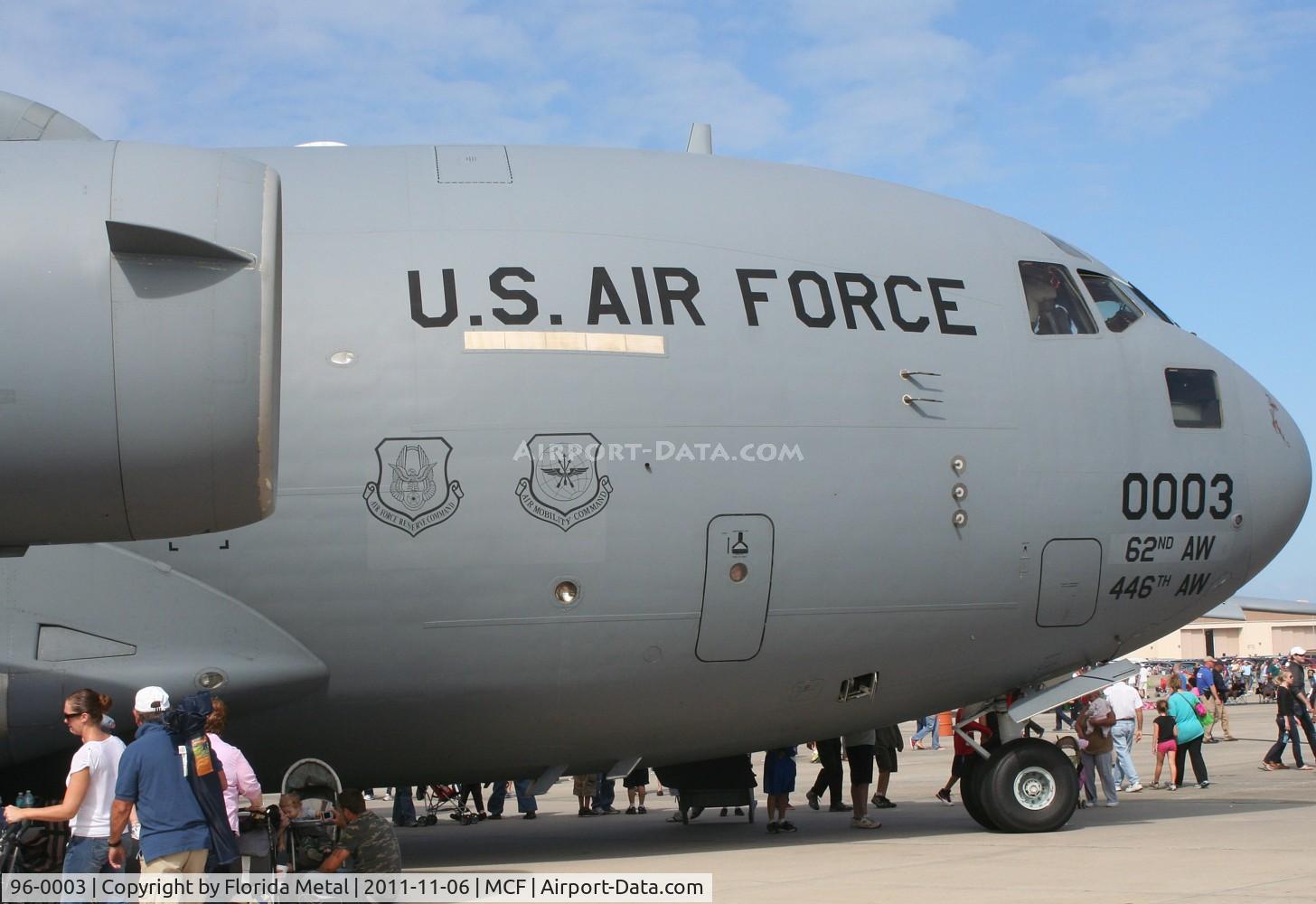 96-0003, 1996 McDonnell Douglas C-17A Globemaster III C/N P-35, C-17A