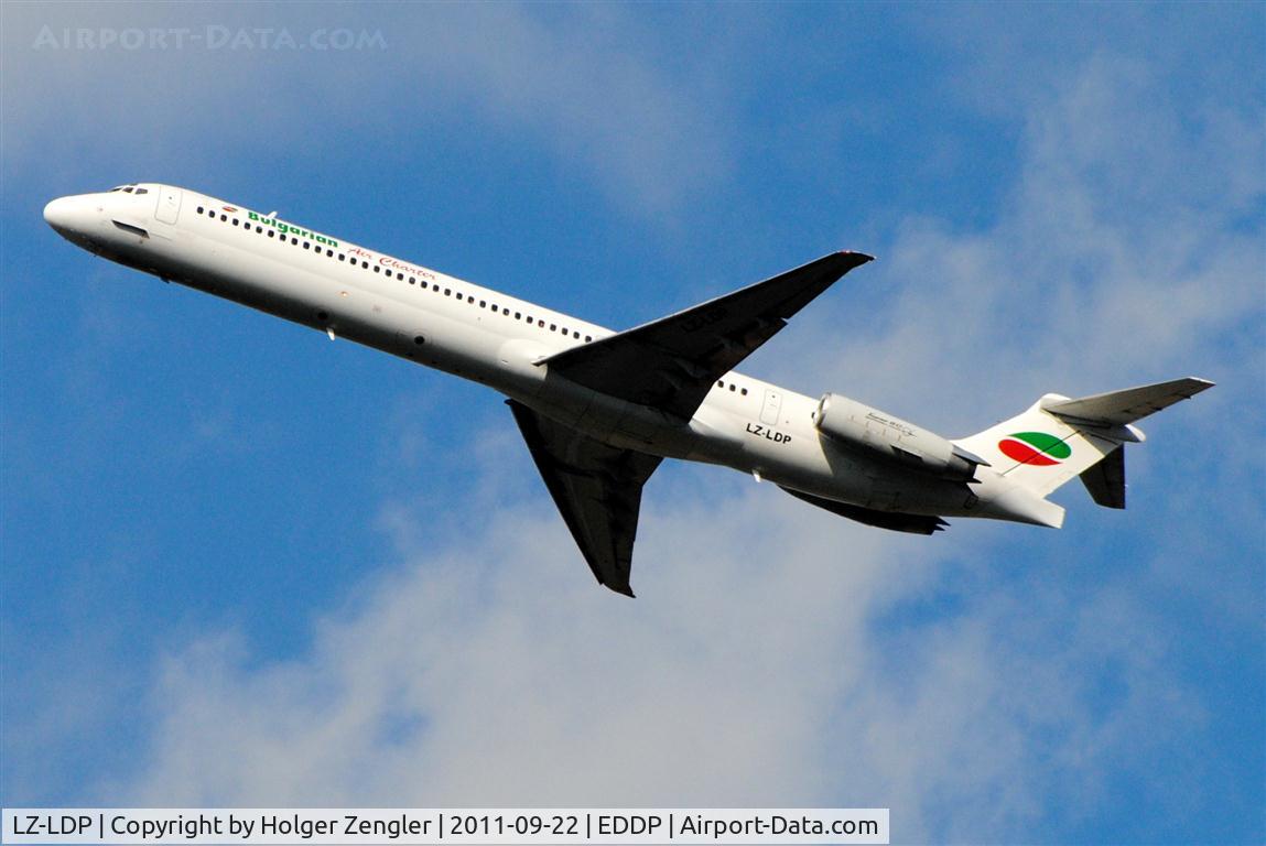 LZ-LDP, 1990 McDonnell Douglas MD-82 (DC-9-82) C/N 49973, Leaving on rwy 26R.......