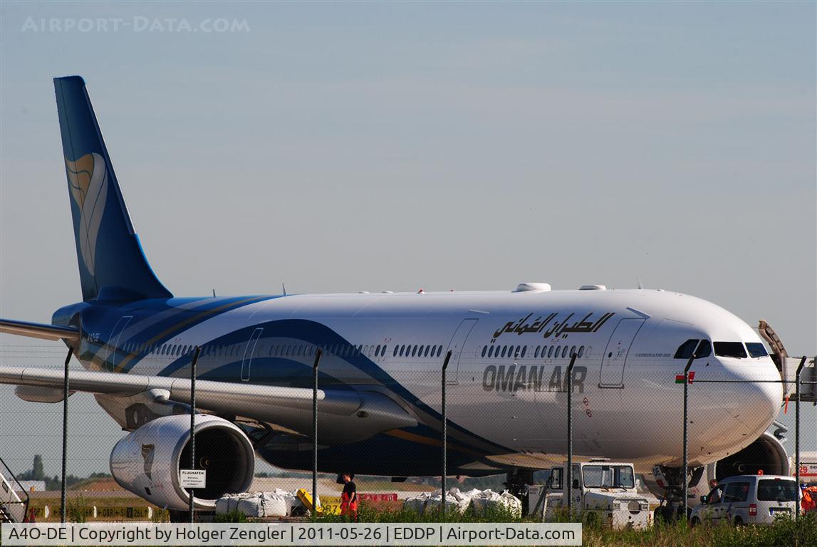 A4O-DE, 2009 Airbus A330-343 C/N 1093, Closer shot of a very rare guest from the Emirates.....