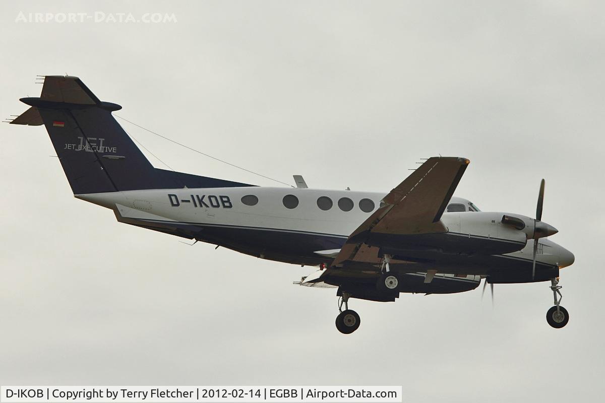 D-IKOB, 1981 Beech B200 King Air King Air C/N BB-921, Beech 200, c/n: BB-921 at Birmingham