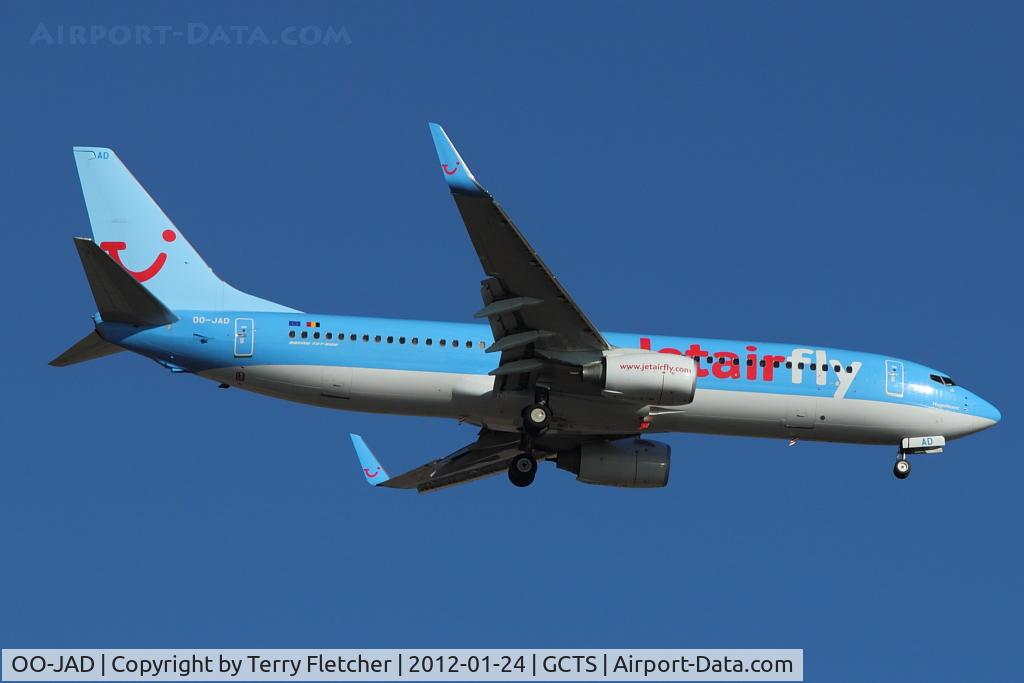 OO-JAD, 2011 Boeing 737-8K5 C/N 39093, Jetair 2011 Boeing 737-8K5, c/n: 39093