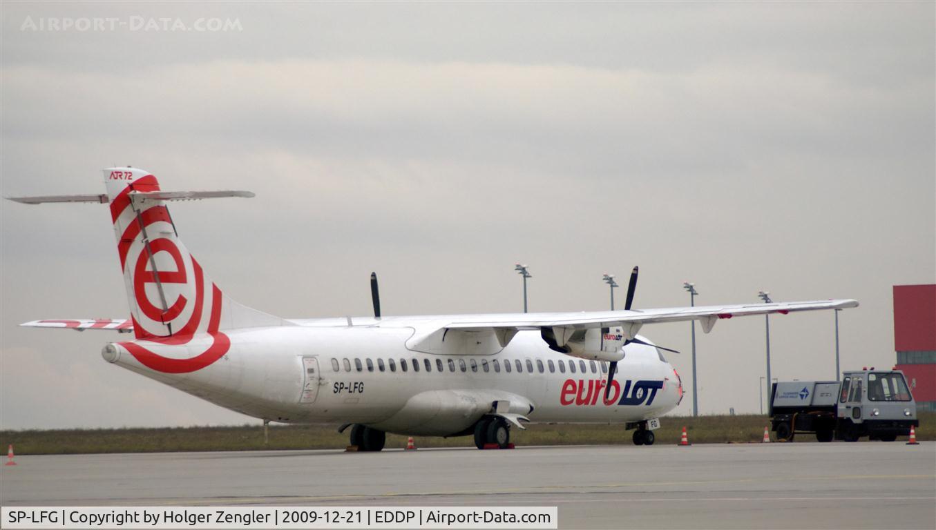 SP-LFG, 1994 ATR 42-500 C/N 411, Resting for its nightflight ten hours later......