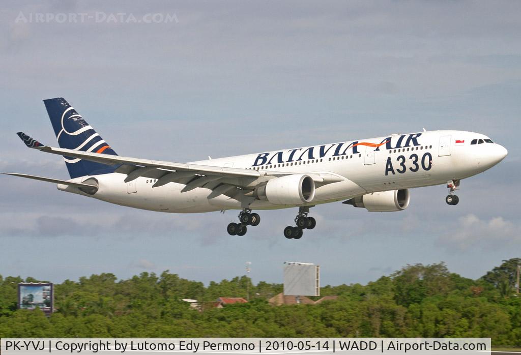PK-YVJ, 1997 Airbus A330-202 C/N 205, Batavia Air