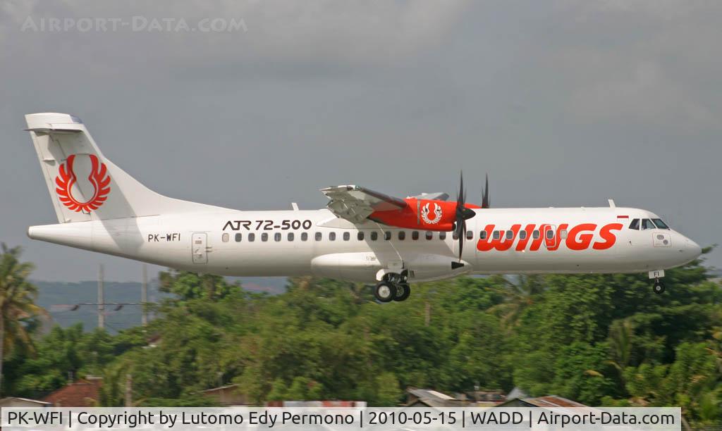PK-WFI, 2009 ATR 72-212A C/N 871, Wings Air