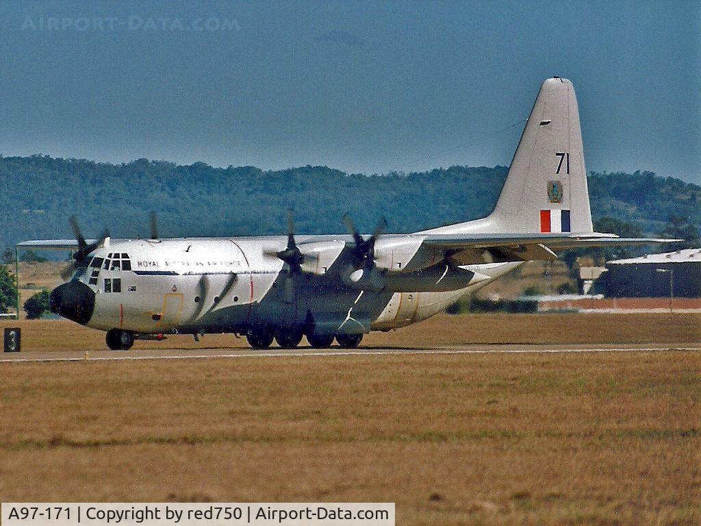 A97-171, 1966 Lockheed C-130E Hercules C/N 382-4171, Photograph by Edwin van Opstal with permission. Scanned from a color print.