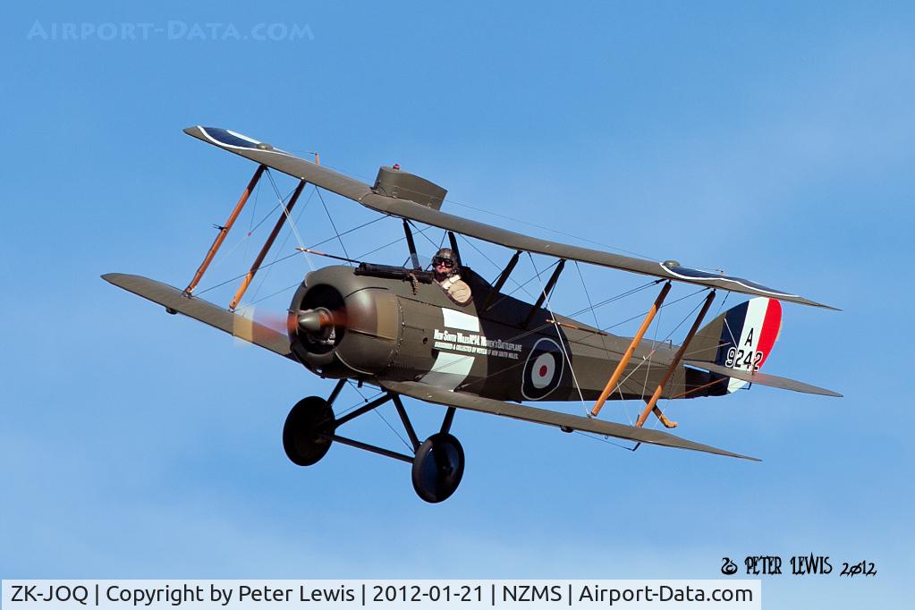 ZK-JOQ, Airco DH5 C/N A9507, The Vintage Aviator Ltd., Wellington