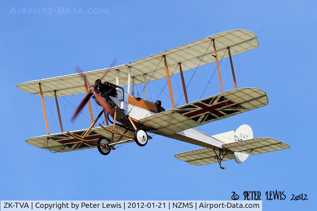 ZK-TVA, 2009 Royal Aircraft Factory BE-2c C/N 762, The Vintage Aviator Ltd., Wellington
