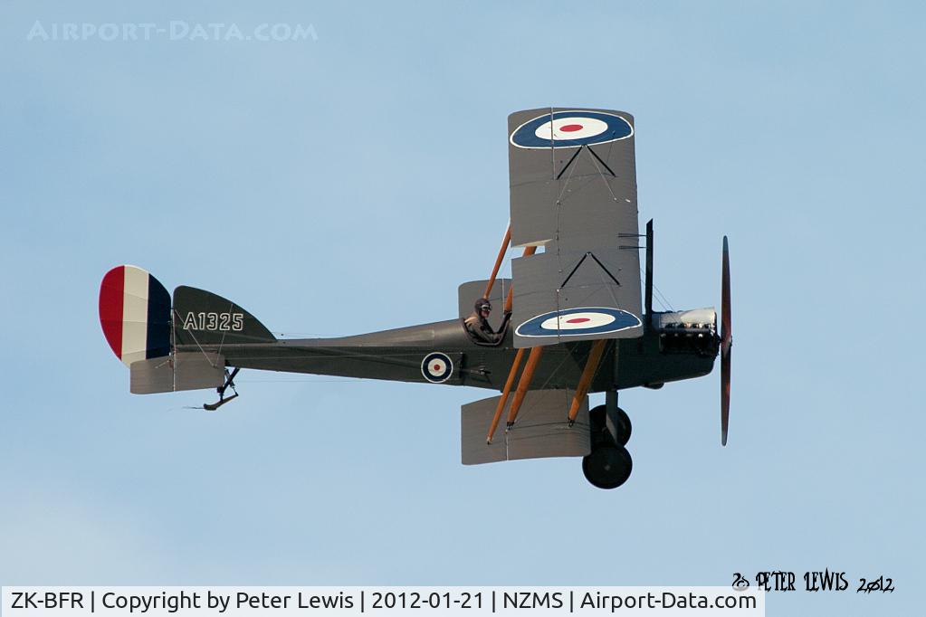 ZK-BFR, 1917 Royal Aircraft Factory BE-2f C/N A1325, The Vintage Aviator Ltd., Wellington