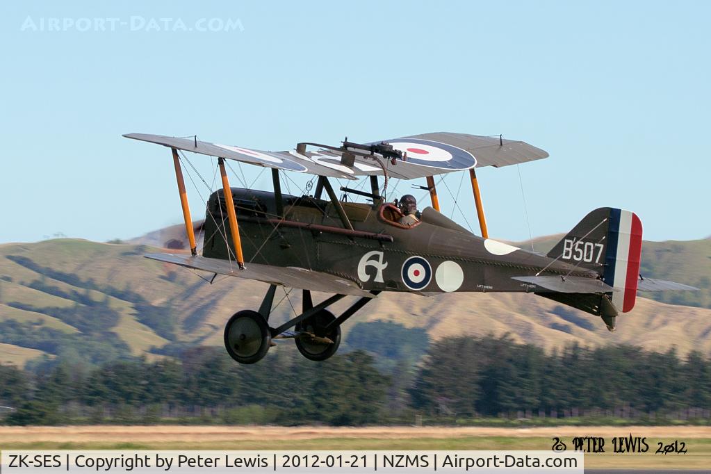 ZK-SES, 2007 Royal Aircraft Factory SE-5A Replica C/N WA20, The Vintage Aviator Ltd., Wellington
