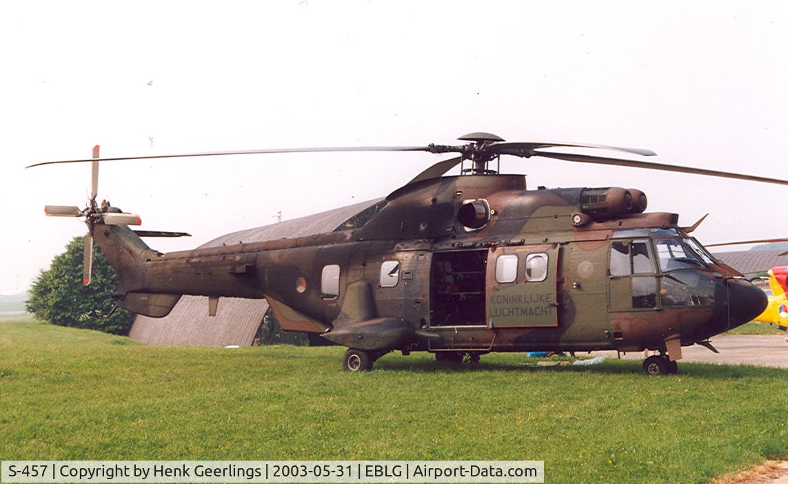 S-457, Eurocopter AS-532U2 Cougar C/N 2457, Heli Meet Bierset - 2003