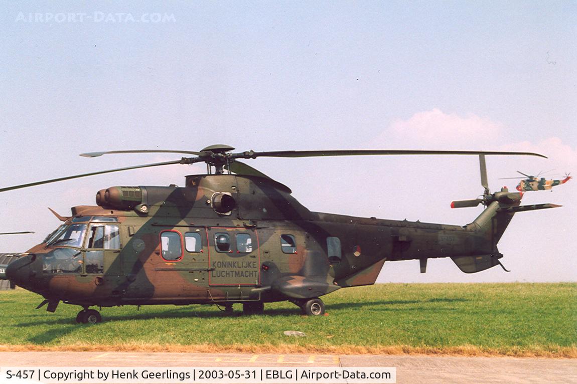 S-457, Eurocopter AS-532U2 Cougar C/N 2457, Heli Meet Bierset - 2003