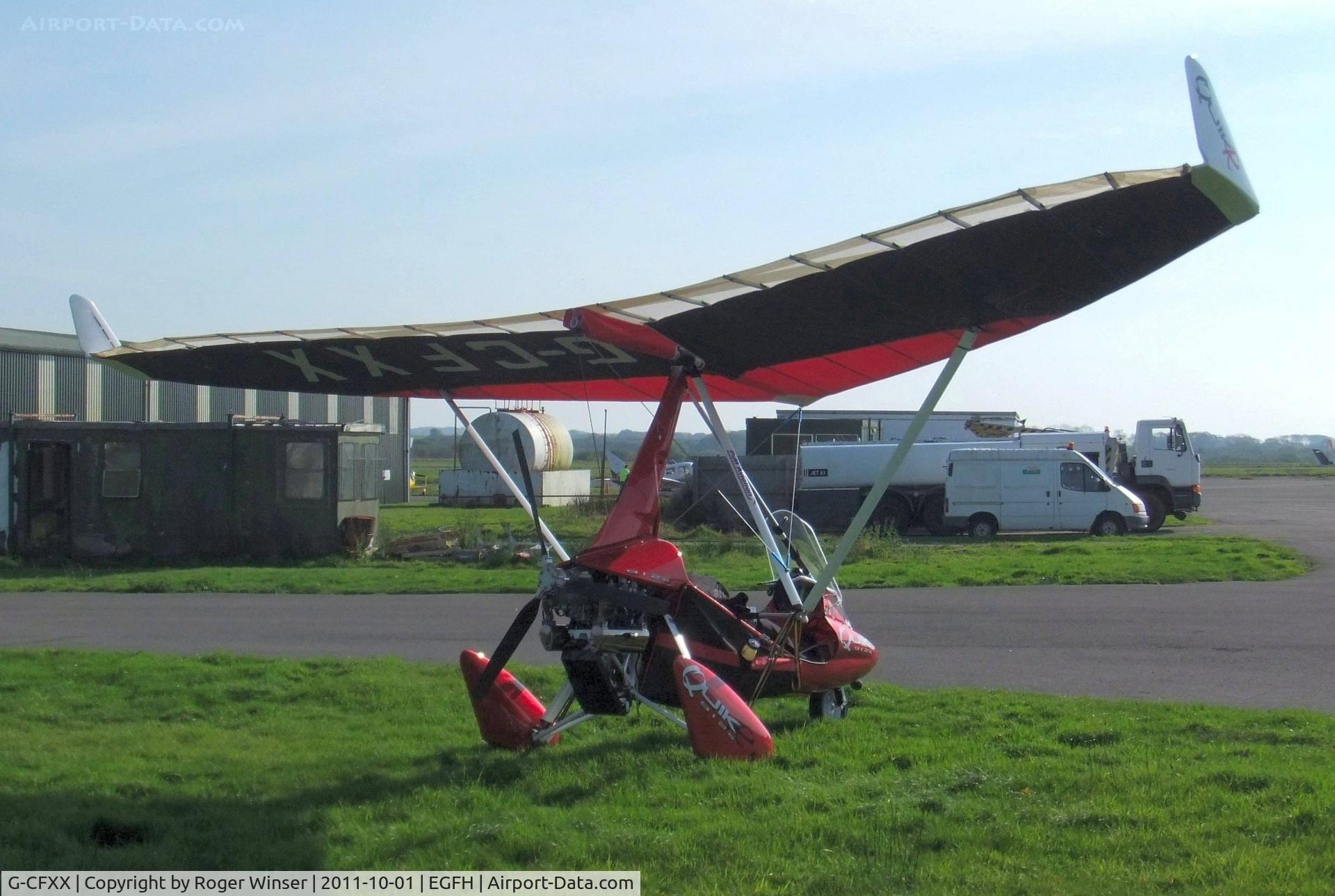 G-CFXX, 2009 P&M Aviation Quick 912S C/N 8443, Visiting Swansea Airport.