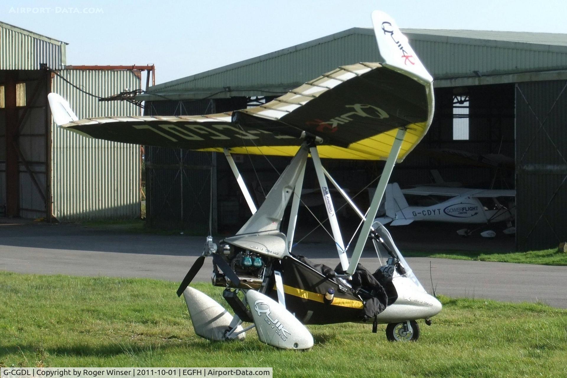 G-CGDL, 2009 Pegasus Quik 912S C/N 8470, Visiting Quik R.