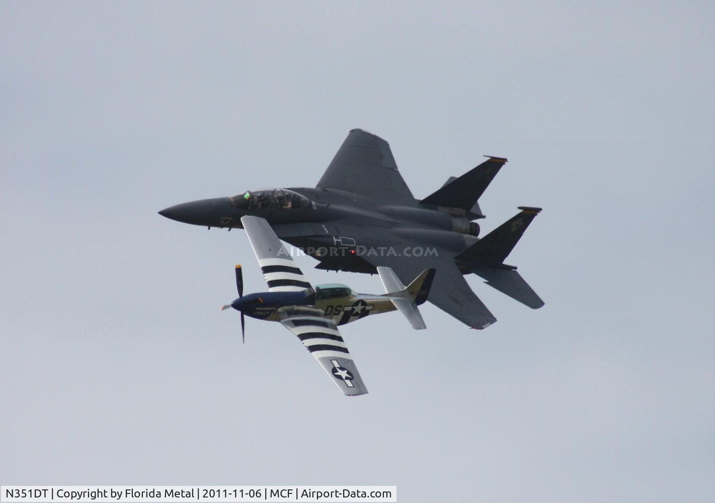 N351DT, 1944 North American P-51D Mustang C/N 122-41042, Crazy Horse II with F-15