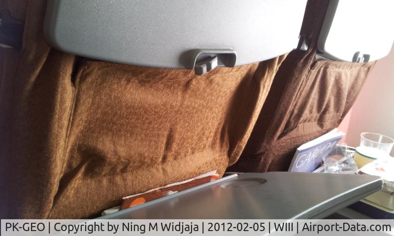 PK-GEO, 2001 Boeing 737-8AS C/N 29930, poor seats condition