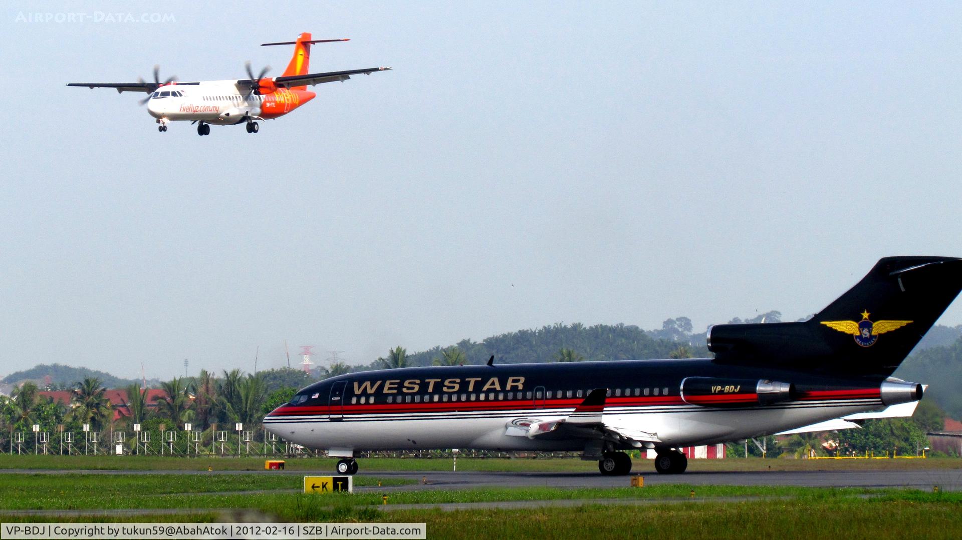 VP-BDJ, 1968 Boeing 727-23 C/N 20046, Weststar Boeing 727-23 and Firefly ATR 72-500 9M-FYL