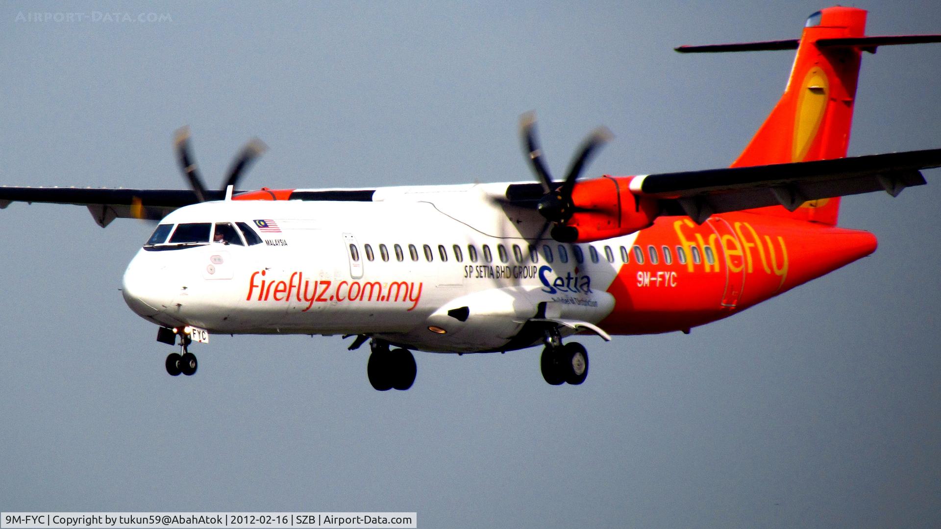 9M-FYC, 2008 ATR 72-212A C/N 821, Firefly