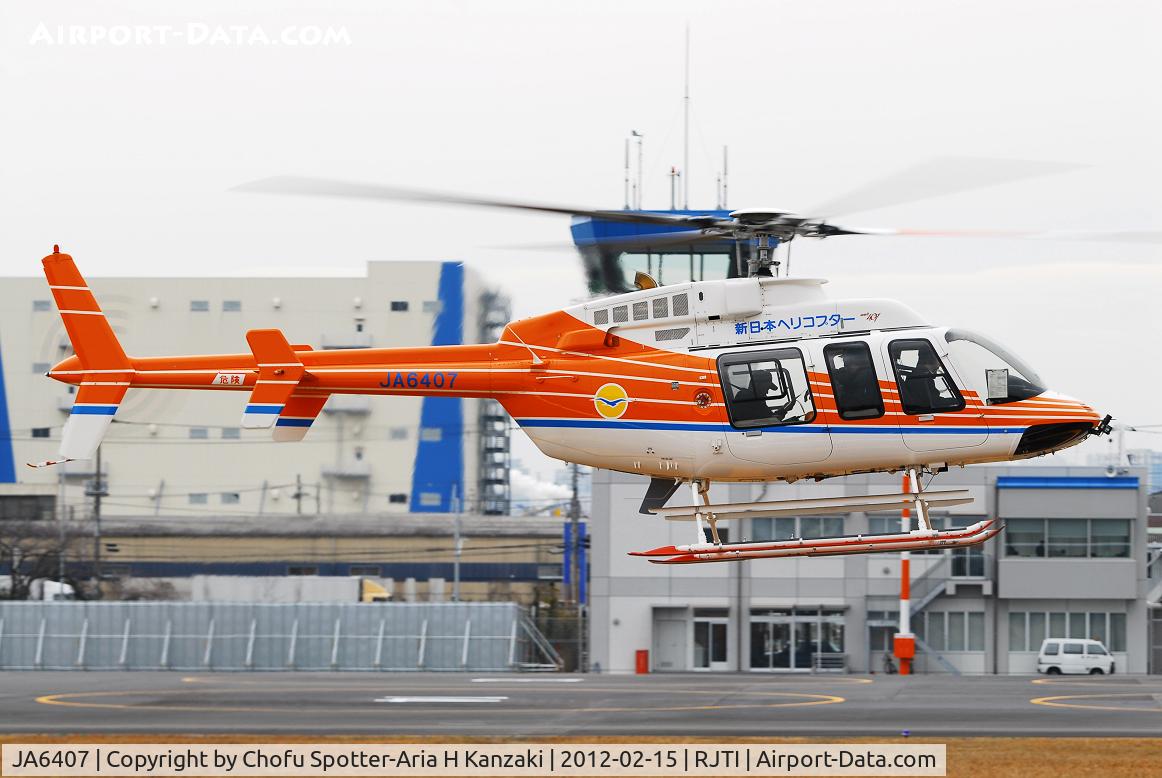 JA6407, Bell 407 C/N 53746, NikonD200+TAMRON SP AF 70-200mm F/2.8 Di LD [IF]