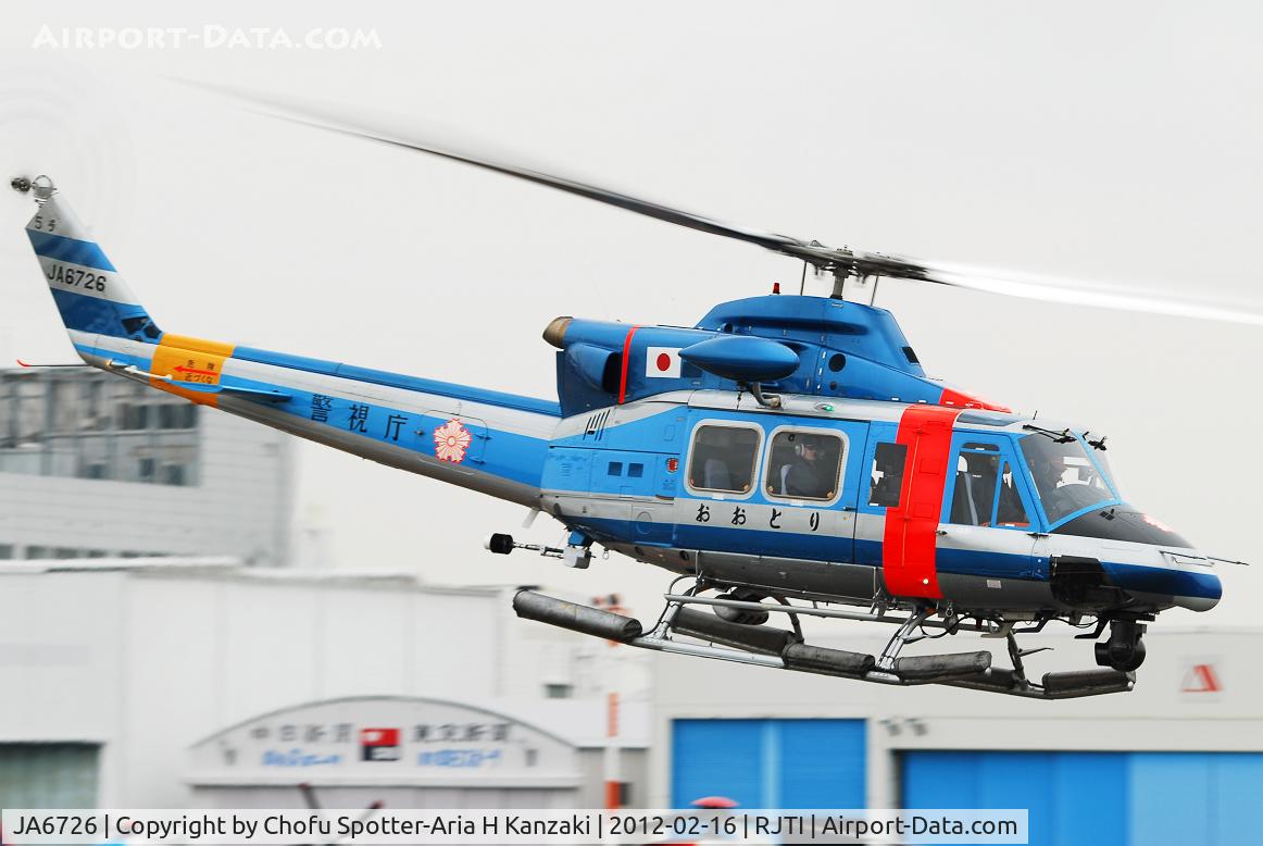 JA6726, 1993 Bell 412 C/N 36064, NikonD200+TAMRON SP AF 70-200mm F/2.8 Di LD [IF]