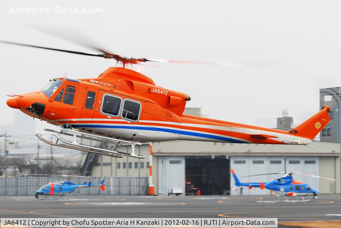 JA6412, 2011 Bell 412 C/N 36561, NikonD200+TAMRON SP AF 70-200mm F/2.8 Di LD [IF]