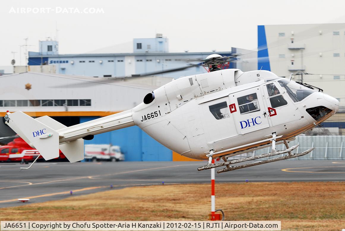 JA6651, 1991 MBB-Kawasaki BK-117B-2 C/N 1072, NikonD200+TAMRON SP AF 70-200mm F/2.8 Di LD [IF]