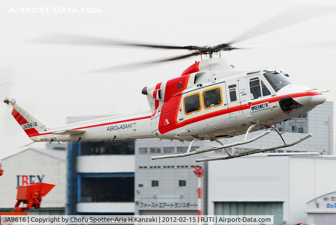 JA9616, Bell 412 C/N 33109, NikonD200+TAMRON SP AF 70-200mm F/2.8 Di LD [IF]