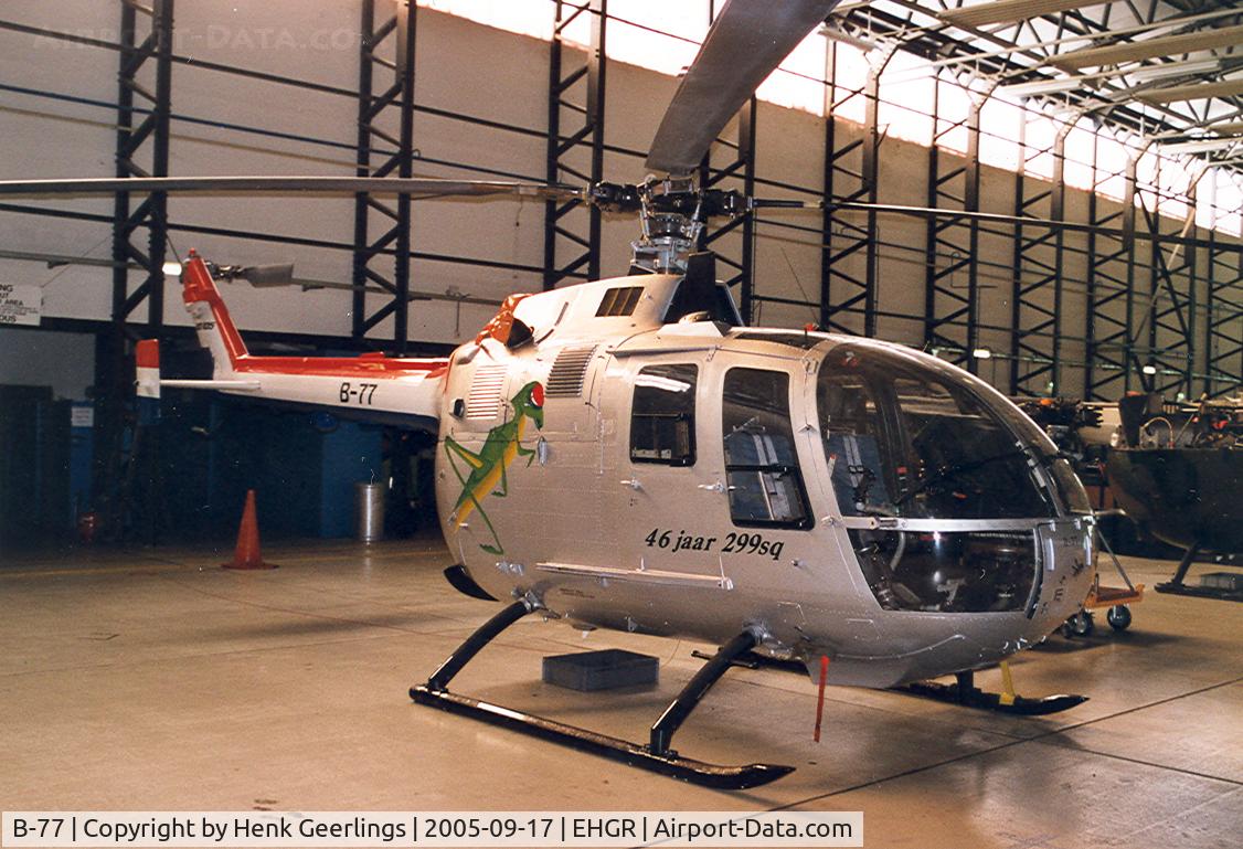 B-77, MBB Bo-105CB C/N S-277, Special cs = 46 years 299 sq