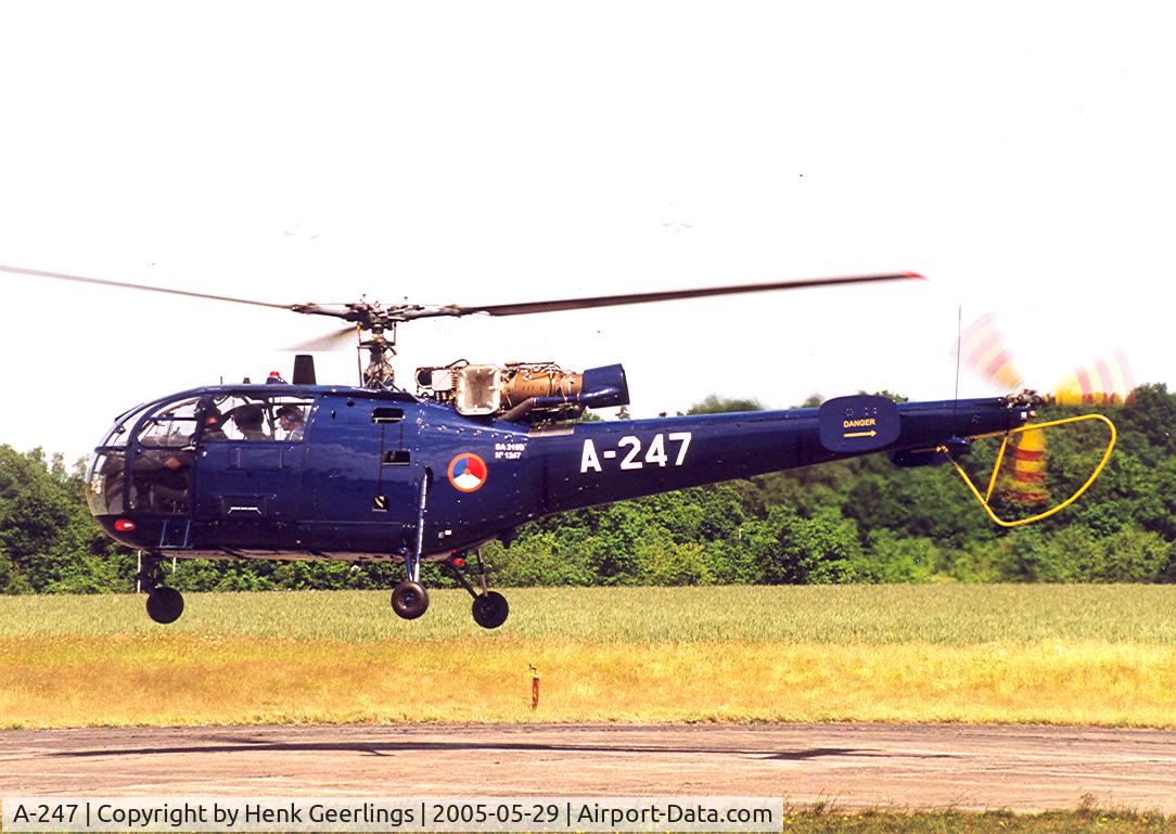 A-247, Aérospatiale SA-316B Alouette III C/N 1247, Open House Army - 2005  ; Blue cs