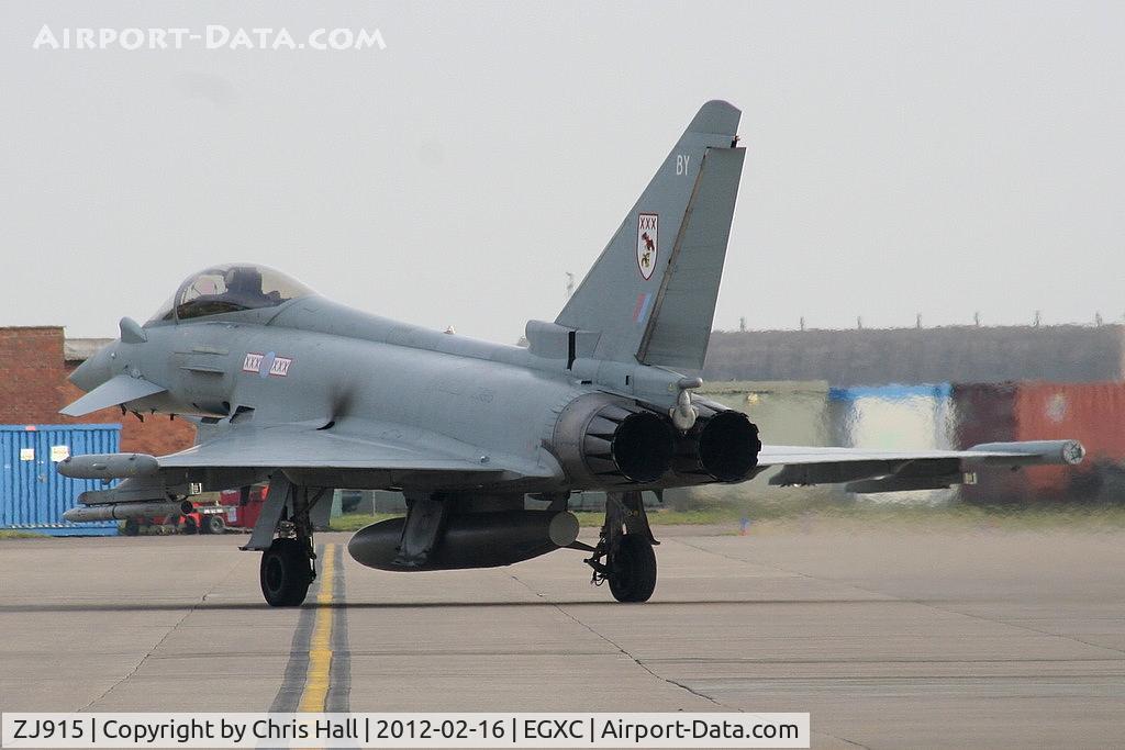 ZJ915, 2005 Eurofighter EF-2000 Typhoon FGR4 C/N 0053/BS006, 29(R)Sqn,  Operational Conversion Unit (OCU) for the Eurofighter Typhoon