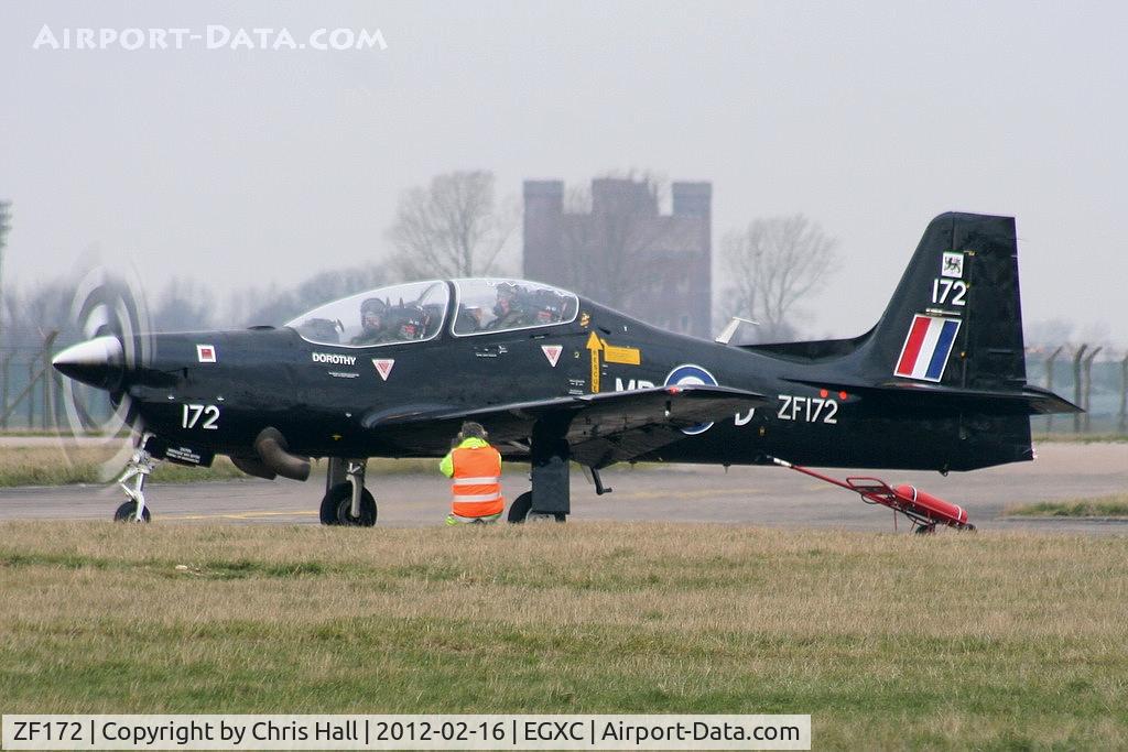 ZF172, 1989 Short S-312 Tucano T1 C/N S024/T24, 76(R)Sqn Tucano visiting from its home base at RAF  Linton on Ouse
