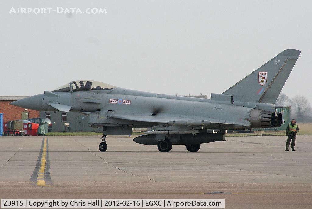 ZJ915, 2005 Eurofighter EF-2000 Typhoon FGR4 C/N 0053/BS006, 29(R)Sqn, Operational Conversion Unit (OCU) for the Eurofighter Typhoon