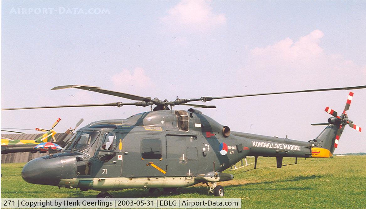 271, Westland Lynx HAS.2(FN) C/N 059, Heli Meet Bierset 2003
