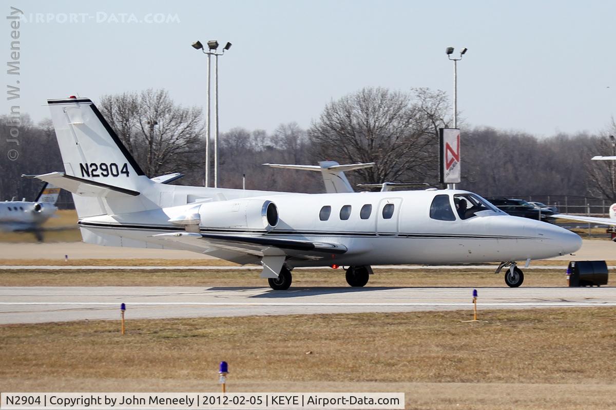 N2904, 1977 Cessna 501 Citation I/SP C/N 501-0036, Departing after a 