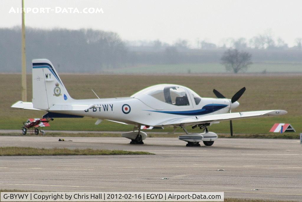 G-BYWY, 2001 Grob G-115E Tutor T1 C/N 82159/E, 16(R) Sqn of the Elementary Flying Training School based at RAF Cranwell
