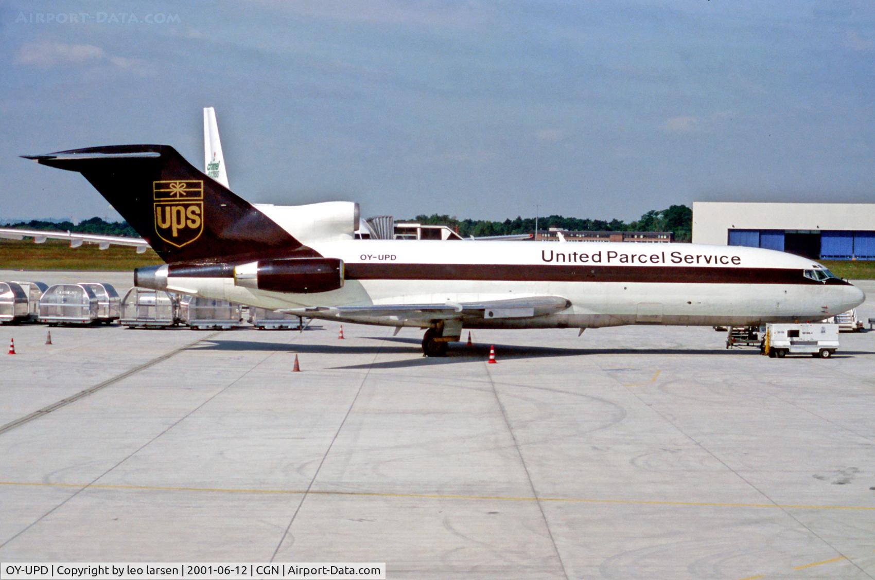 OY-UPD, 1966 Boeing 727-22C C/N 19103, Cologne 12.6.01