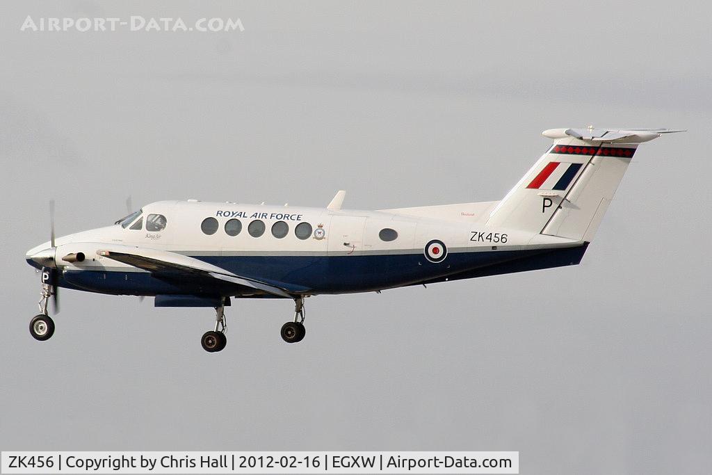 ZK456, 2003 Raytheon B200 King Air C/N BB-1837, RAF 3FTS / 45(R) Sqn based at RAF Cranwell