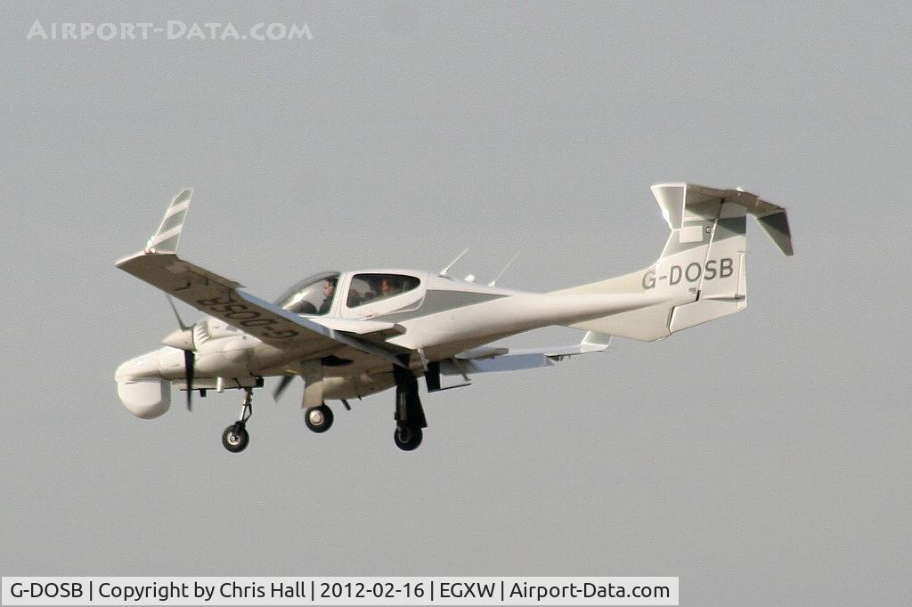 G-DOSB, 2008 Diamond DA-42MPP Twin Star C/N 42.328, operated by the MOD from 07/11/2008 until 21/07/2009 as ZA180 while on ops in the Middle East then returned back to the civil register