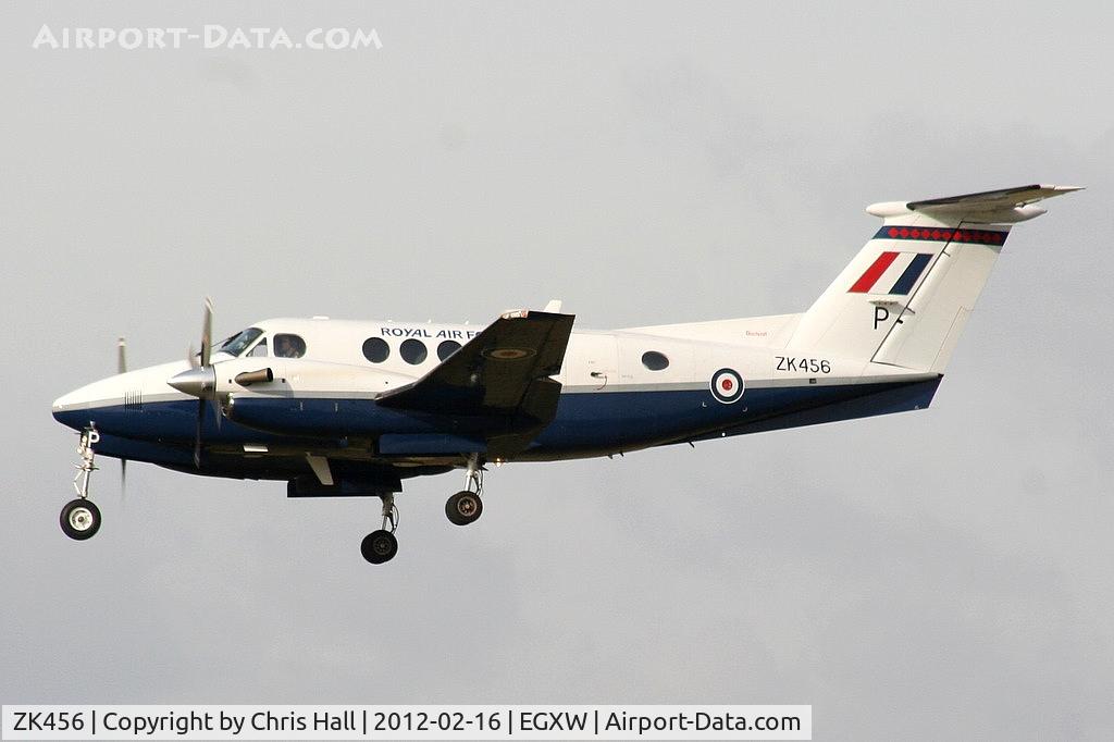 ZK456, 2003 Raytheon B200 King Air C/N BB-1837, RAF 3FTS / 45(R) Sqn based at RAF Cranwell