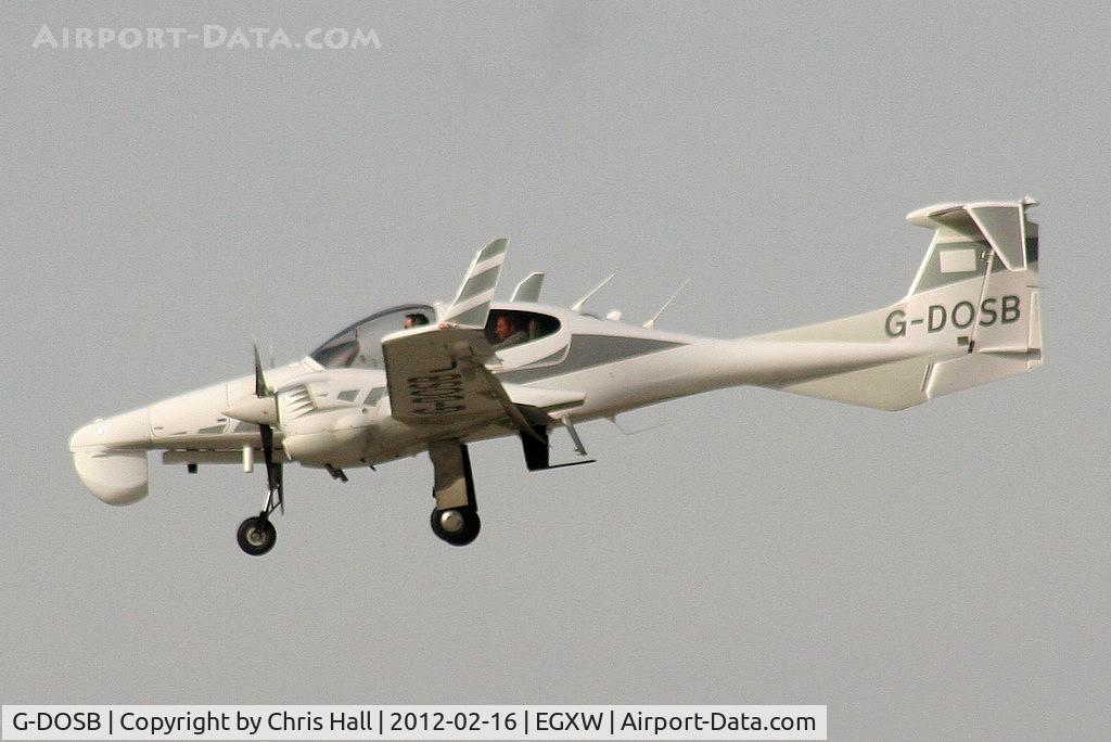 G-DOSB, 2008 Diamond DA-42MPP Twin Star C/N 42.328, one of three DA-42 MPP's operated by DO Systems for the MOD